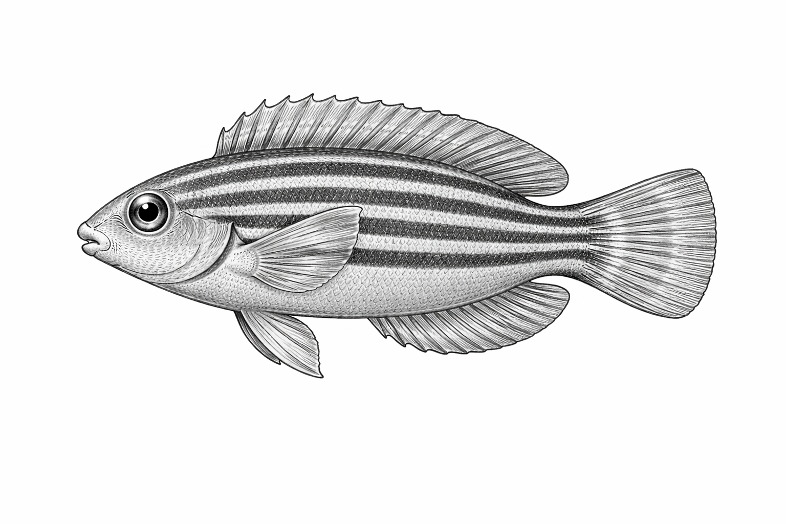 Six Line Wrasse